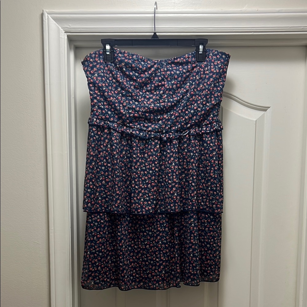 ARULA Red and Blue Sleeveless Mini Sundress